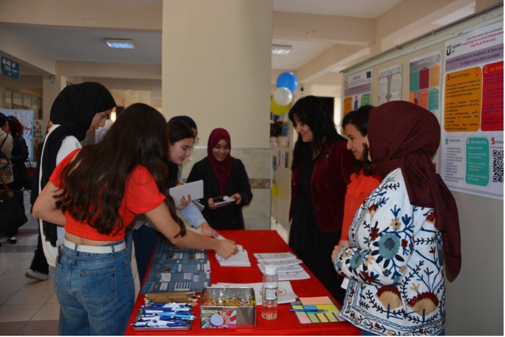 NEU Erasmus Days Event in Konya, table with Information